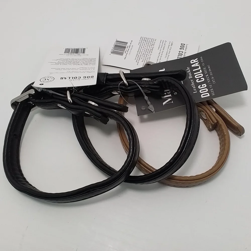 NWT Martha Stewart Buckle Dog Collar Sz XS